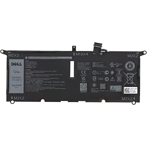Produktbild: Dell Akku 52 Wh 4 Zellen 6500 mAh XPS 13 9305 9370 9380 7390 Inspiron 7400 5391 5390 7490 7390 7391 2-in-1 Latitude 3301 P82G P130G P1144 G G P115 G Typ: DXGH8 H754V G8VCF von PART4YOU