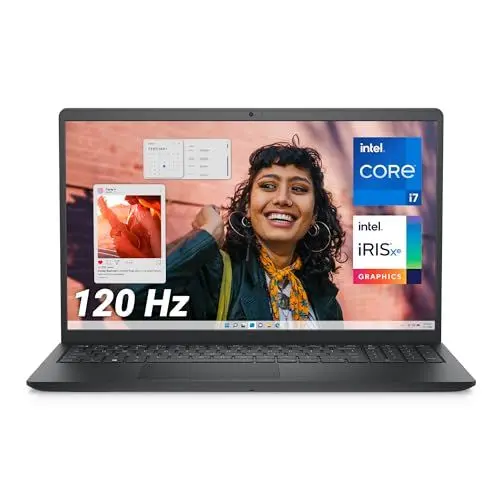 Produktbild: Dell Inspiron 15 3530 Laptop 15.6 Inch FHD Display, 13th Generation Intel Core i7-1355U, Intel Iris Xe Graphics, 16 RAM, 1, German Keyboard, Windows 11 Home, Black
