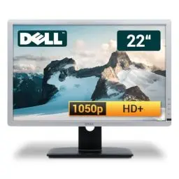 Produktbild: Dell Professional P2213T 22 Zoll Business Computer Monitor, Desktop Gaming Monitor, HD+ (VGA - DisplayPort - DVI - USB-HUB - VESA), PC Bildschirm, schwarz/Silber
