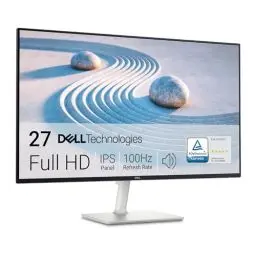 Produktbild: Dell S2725H 27 Zoll Full HD (1920x1080) Monitor, 100Hz, IPS, 4ms, 99% sRGB, Eingebaute Lautsprecher, Ultradünner Rahmen, 2X HDMI, 3 Jahre Garantie, Weiß