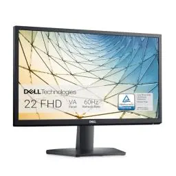 Produktbild: Dell SE2222H 21.5 Zoll Full HD (1920x1080) Monitor, 60Hz, VA, HDMI, VGA, 3 Jahre Garantie, Schwarz