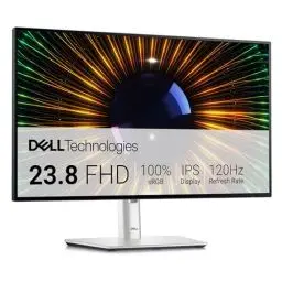Produktbild: Dell U2424H UltraSharp 24 Zoll Full HD (1920x1080) Monitor, 120Hz, IPS, 5ms, 100% sRGB, 2X USB-C, 2X DisplayPort, HDMI, 3X USB, 3 Jahre Garantie, Silber