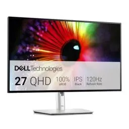 Produktbild: Dell U2724D UltraSharp 27 Zoll QHD (2560x1440) Monitor, 120Hz, IPS Black, 5ms, 98% DCI-P3, 2X USB-C, 2X DisplayPort, HDMI, 3X USB, 3 Jahre Garantie, Silber