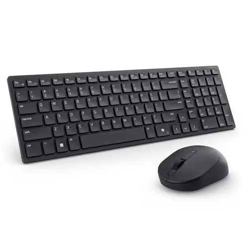 Produktbild: Dell leise Tastatur und Maus – KM555 - deutsch (QWERTZ)