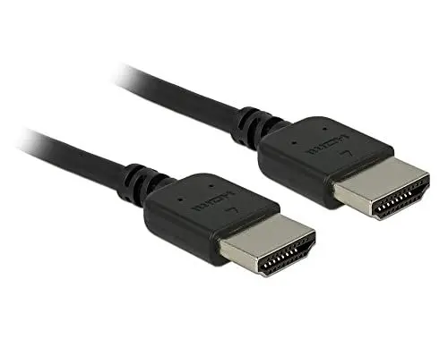 Produktbild: DeLock 4K HDMI Kabel @ 60Hz Premium Zertifiziertes Ultraflexibeles Kabel UHD TV, 2,00m, Unterstüzt HDR, ARC, CEC 2.0, für Bluray Player, PS4, Xbox, 85217