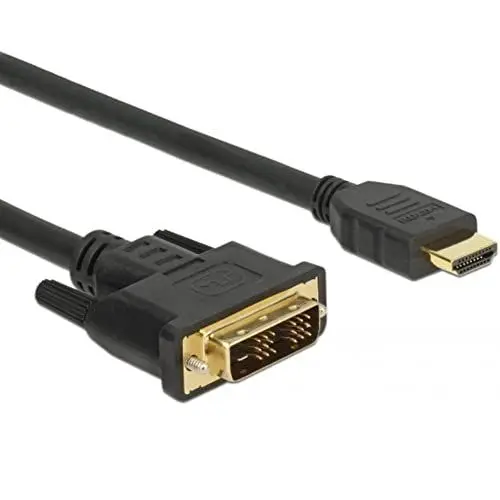 Produktbild: Delock HDMI zu DVI 18+1 Kabel bidirektional Videokabel-Adapter 2,0 m