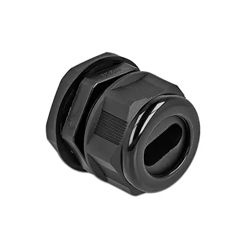 Produktbild: Delock Kabelverschraubung PG29 für Flachkabel schwarz 2 Stück