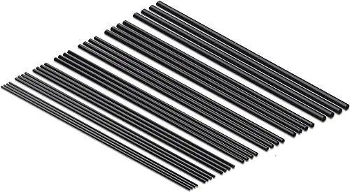 Produktbild: Delock Schrumpfschlauch Sortiment 200 mm 28 Stück schwarz
