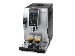 Produktbild: De'Longhi Dinamica ECAM 350.35.SB Kaffeevollautomat mit Profi-Milchaufschäumdüse für Cappuccino, Espresso, Kaffee und Long Coffee Direktwahltasten, Klartext Digitaldisplay, 2-Tassen-Funktion, Silber