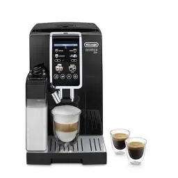 Produktbild: De'Longhi Dinamica Plus ECAM382.70.B, Kaffeevollautomat für Kaffeebohnen, Cappuccino-Maschine mit LatteCrema Hot, Espresso-Maschine mit 18 Rezepten, 3,5-Zoll TFT-Display, 1450W, Schwarz