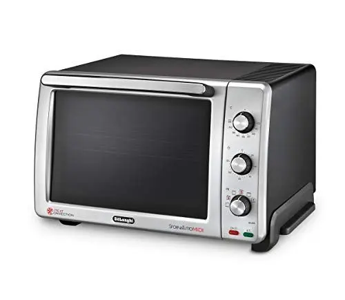 Produktbild: De'Longhi EO 24752 Kompaktbackofen - Elektrischer Ofen mit 7 Kochfunktionen inkl. Gitterrost und Backblech