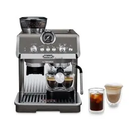 Produktbild: De'Longhi Siebträgermaschine La Specialista Arte Evo Cold Brew EC9255T, Espressomaschine mit Mahlwerk inkl Barista-Kit, Cold Brew-Funktion, 8 Mahlgrade, 15 Bar, 3 Temperaturen, Milchschaumdüse, Titan