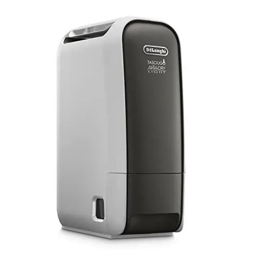 Produktbild: De'Longhi Tasciugo AriaDry Light DNS65, Luftentfeuchter für den Haushalt, entfernt 6 Liter pro Tag, Wäschefunktion, 8-Stunden-Timer, Zeolith-Technologie, 34 Dezibel, 520W, Grau