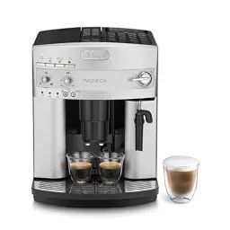 Produktbild: De'Longhi Magnifica ESAM 3200.S Kaffeevollautomat mit Milchaufschäumdüse für Cappuccino, mit Espresso Direktwahltaste, 2-Tassen-Funktion, großer 1,8 Liter Wassertank, Grau/Silber