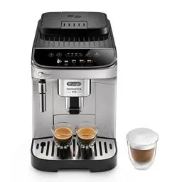Produktbild: De'Longhi Magnifica Evo ECAM 292.33.SB Kaffeevollautomat mit Milchaufschäumdüse, 5 Direktwahltasten für Espresso,Kaffee und Kaffeespezialitäten, intuitives Bedienfeld,2-Tassen-Funktion,Silber/Schwarz