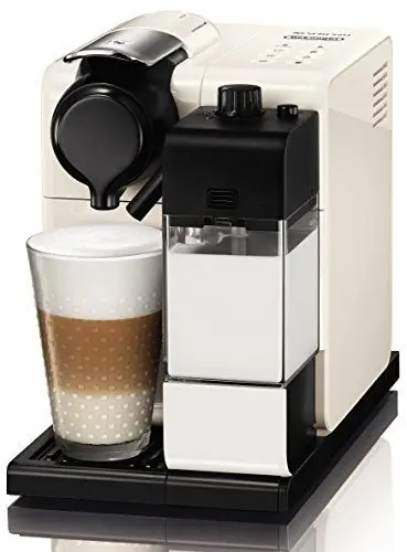 Produktbild: De'Longhi Nespresso Lattissima Touch EN 550.W Kaffekapselmaschine mit Milchsystem, Gratis Welcome Set mit Kapseln in unterschiedlichen Geschmacksrichtungen, 19 bar Pumpendruck, Weiß