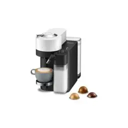 Produktbild: De'Longhi Nespresso Vertuo Lattissima ENV300.W, Kaffeekapselmaschine mit Automatischem Milchaufschäumsystem, 5 Tassengrößen, 3 Milch-Rezepte, Einfache Bedienung, Mattweiß, Weiß