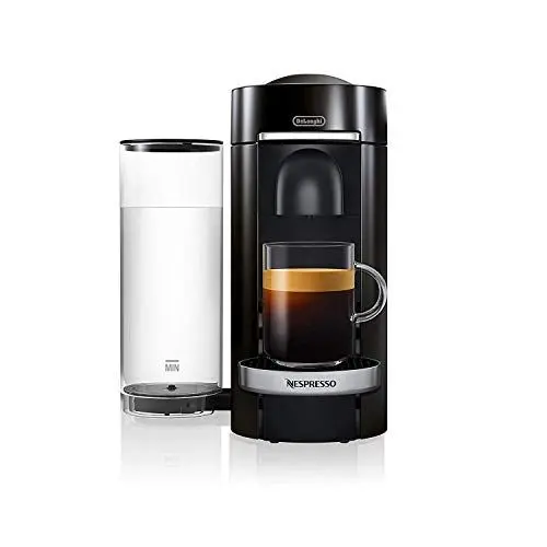 Produktbild: De'Longhi Nespresso Vertuo Plus | ENV 155.B Kaffeekapselmaschine | Eine Kaffeemaschine, 5 Tassengrößen | Inkl. Willkommenspaket mit 12 Kapseln | 1,7 L | schwarz