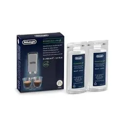 Produktbild: De'Longhi EcoDecalk Mini Entkalker DLSC200, 2 Entkalkungs Dosen, Kaffee Maschine Entkalker, Kaffee Maschine Wartungs Zubehör, Pflanzliche Inhalts Stoffe, 2x100ml, Weiß