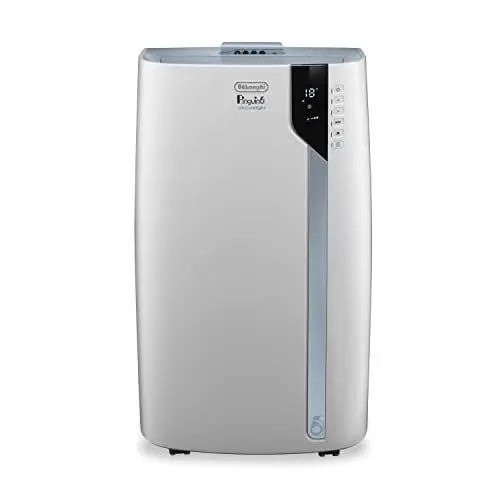 Produktbild: De'Longhi Pinguino PAC EX UV-Carelight, Mobile Klimaanlage mit EcoRealFeel-Technologie für Räume bis zu 120 m³, 13.000 BTU/h, 3,3 kW, 64 dB, Entfeuchtungsfunktion, Energieeffizienzklasse A, Weiß