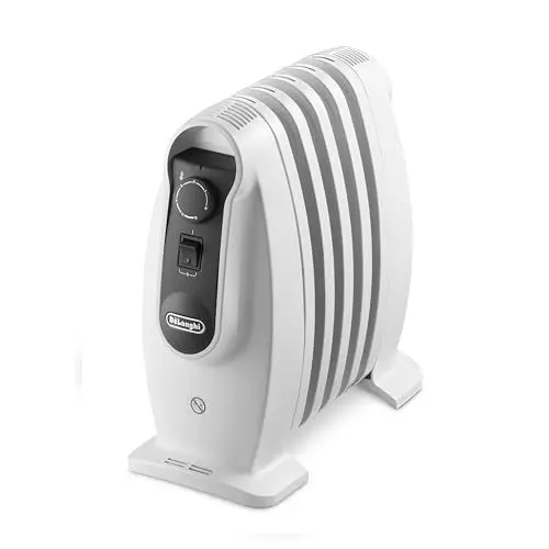 Produktbild: De'Longhi Nano Radiator TRNS0505M – Kompakte, elektrische Raumheizung mit stufenloser Temperaturregelung, Frostschutzfunktion und 500 W Heizleistung