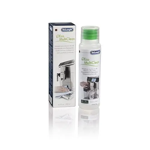 Produktbild: De'Longhi Universeller Espresso-Maschinenreiniger für Aufschäumer/Dampfstab, entfernt Milchrückstände und Ablagerungen von Ihrem Espresso- und Cappuccino-Maker, umweltfreundlich, 240 ml