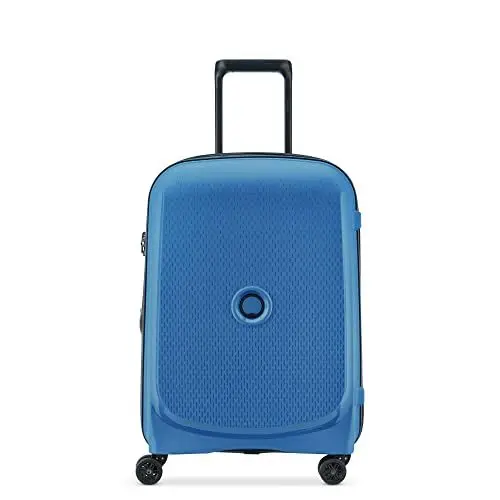 Produktbild: DELSEY PARIS - BELMONT PLUS - Schmaler starrer Kabinenkoffer - 55x40x20 cm - 33 Liter - XS - Zinkblau