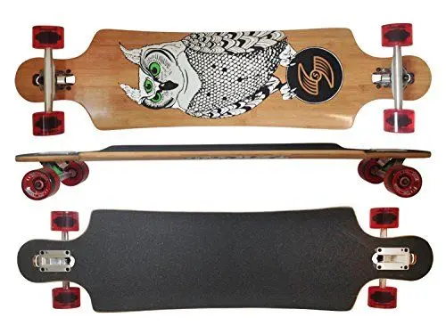 Produktbild: Deluxe Longboard MAXOfit® Silver Bird No. 14, 103 cm, 5 Schichten Bambus, Aktion Solange der Vorrat reicht