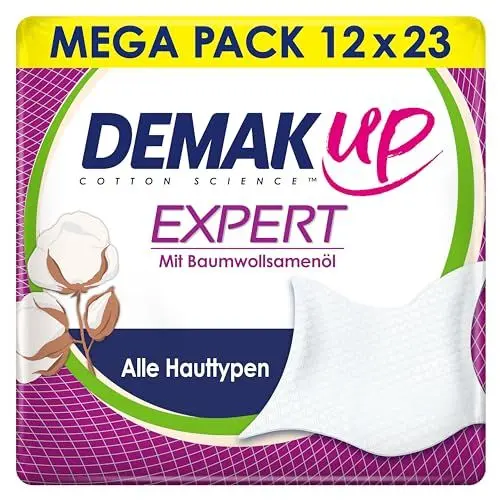 Produktbild: Demak'Up Expert Reinigungstücher, Abschminktücher für wasserfestes Make-Up, 23 Tücher