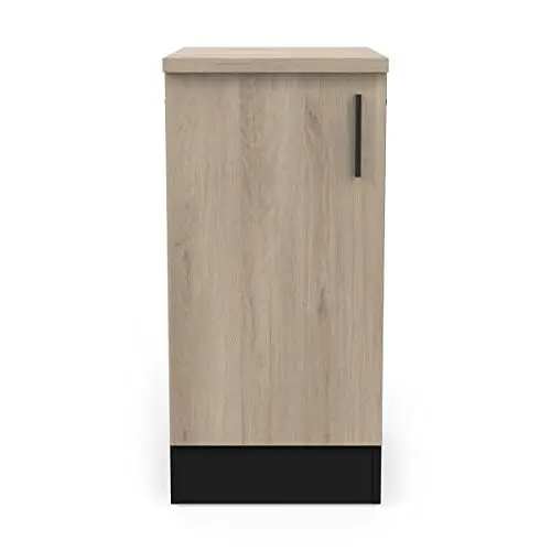 Produktbild: Demeyere Küchenunterschrank – 1 Tür Origan, Kronberg/Mattschwarz, L 40 x P 60 x H 85 cm