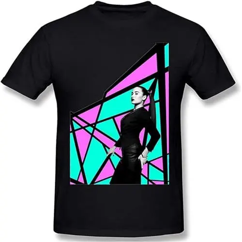Produktbild: Demi Lovato Man Mens T Shirts Short Sleeves Round Neck Tees Summer Casual Tops Size XXL