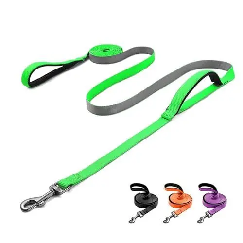 Produktbild: Demigreat Schleppleine für Hunde, 1.5m / 3m / 5m Robuste Lange Hundeleine Trainingsleine mit Gepolsterter Griff und handschlaufe, Ausbildungsleine für Kleine bis Große Hunde