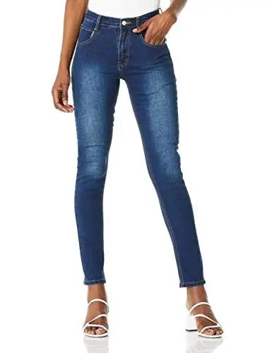 Produktbild: Demon&Hunter 608 Serie Jeans Damen Kurve Dünn Cut Denim Jeanshose DH6048(27)