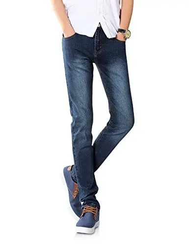 Produktbild: Demon&Hunter 808 Serie Herren Jeans Hose Skinny Fit Jeans Herren Stretch Jeans Blau DH8048(35)