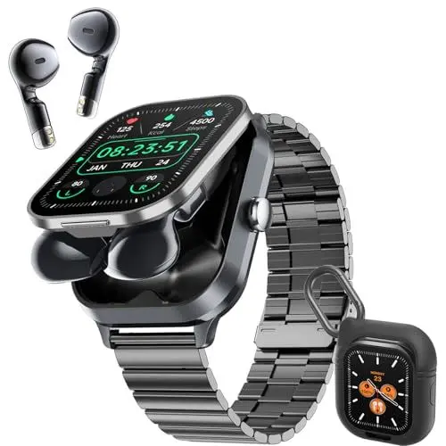 Produktbild: Denash 2 in 1 Smart Watch mit Kopfhörer, 2,01