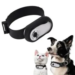 Produktbild: Katzen Kamerahalsband, HD 1080P Hundehalsband mit Kamera, 170 Weitwinkel Tracking Halsband für Katzen, USB wiederaufladbar, Verstellbares PET Kamerahalsband für Hunde und Katzen