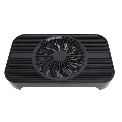 Produktbild: Denash Laptop-Kühlpad, USB-Anschluss-Kühlkörperlüfter, 11 Stück 5 V Leiser Lüfterständer mit 140 Mm Lüfterflügeln, Bietet Luftstromrate von 65,8 CFM, Geeignet für DVR, WLAN-Router und
