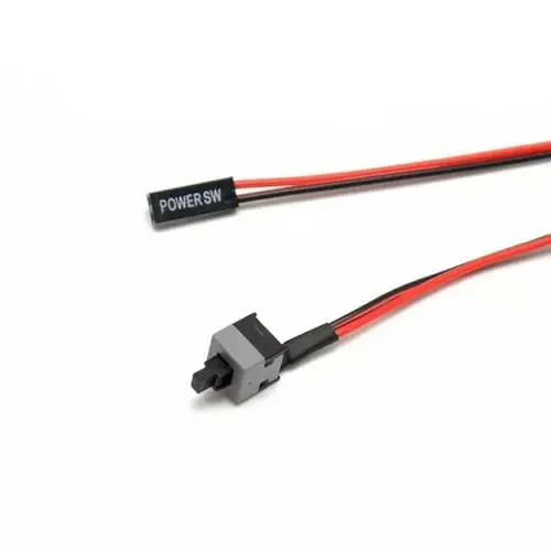 Produktbild: Denash PC-Neustart, 50 Cm Langer 2-Pin-Jumper, der Häufig Zum Ersetzen des PC-Netzschalterkabels Verwendet Wird