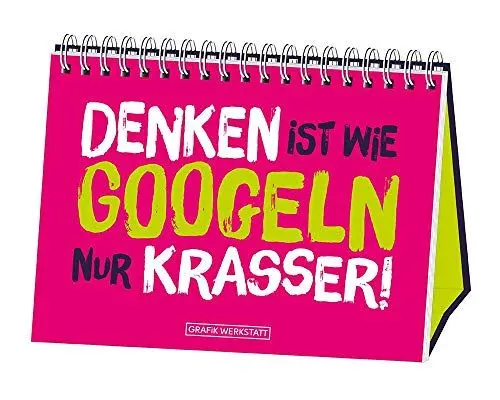 Produktbild: Denken ist wie googlen nur krasser!: Spiralbuch: Gefällt mir