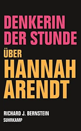 Produktbild: Denkerin der Stunde: Über Hannah Arendt