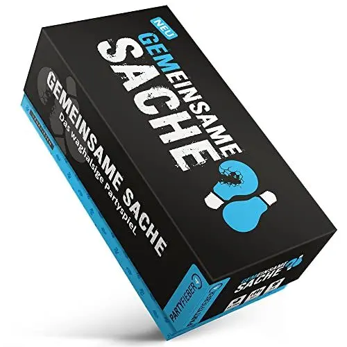 Produktbild: DENKRIESEN - PARTYFIEBER - GEMEINSAME Sache® Das waghalsige Partyspiel | 120 Wettchips | 300 Karten | Partyspiel | Familienspiel | Geschenkidee | Spaß und Spannung für Jede Party