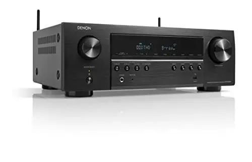 Produktbild: Denon AVR-S660H 5.2-Kanal AV-Receiver, Dolby Surround Sound, 6 HDMI Eingänge Und 1 Ausgang, 8K HDMI, Bluetooth, WLAN, AirPlay 2, HEOS Multiroom, Alexa Kompatibel, Schwarz