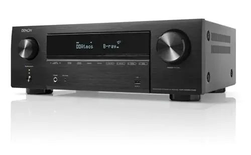 Produktbild: Denon AVR-X1800HDAB 7.2-Kanal AV-Receiver, HiFi Verstärker mit Dolby Atmos, DTS:X, 6 HDMI Eingänge und 1 Ausgang, 8K HDMI, Bluetooth, WLAN, AirPlay 2, HEOS Multiroom, Alexa kompatibel