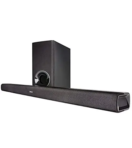 Produktbild: Denon DHTS-316BKE2 Soundbar mit Wireless Subwoofer (HDMI mit ARC, Opitcal, Bluetooth, Dolby und DTS Decoder) Schwarz