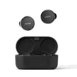 Produktbild: Denon PerL Pro Premium True Wireless In-Ear-Kopfhörer, personalisiertes Klangprofil mit Masimo AAT, Geräuschunterdrückung, Wasserbeständigkeit, Integrierte Mikrofone - Schwarz