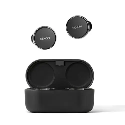 Produktbild: Denon PerL Pro Premium True Wireless In-Ear-Kopfhörer, personalisiertes Klangprofil mit Masimo AAT, Geräuschunterdrückung, Wasserbeständigkeit, Integrierte Mikrofone - Schwarz