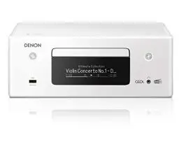 Produktbild: Denon RCD-N11DAB Kompaktanlage, HiFi Verstärker, CD-Player, Internetradio, Musikstreaming, HEOS Multiroom, Bluetooth und WLAN, AirPlay 2, Alexa Kompatibel, 2 Optische TV-Eingänge, DAB+ Radio, Weiß