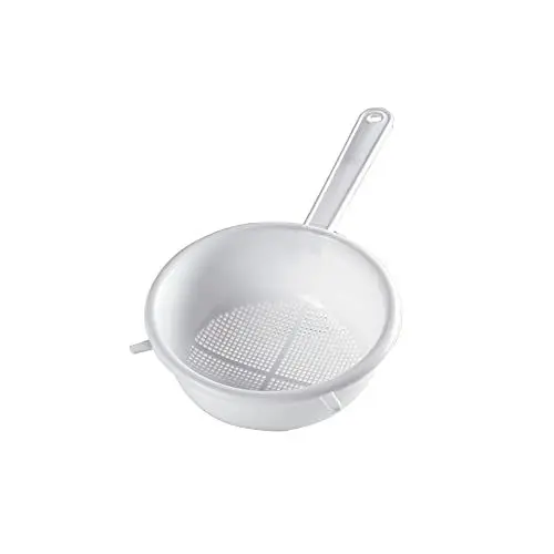 Produktbild: Denox 1 Abtropfsieb mit Griff, Weiß, Kunststoff, 200x350x80 mm