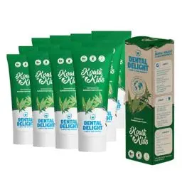 Produktbild: DENTAL DELIGHT Koala Kiss Zahnpasta, Vegane Zahnpasta mit Geschmack, Zahncreme, hergestellt in Deutschland (Eukalyptus, 12er Pack)