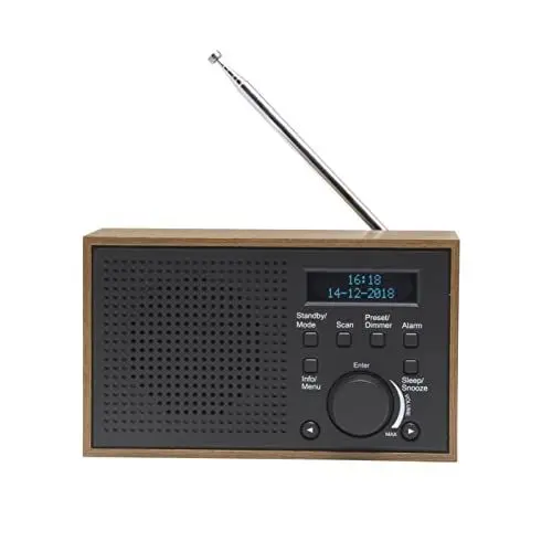 Produktbild: Denver DAB-46 Tischradio DAB+, UKW Grau 111000000000